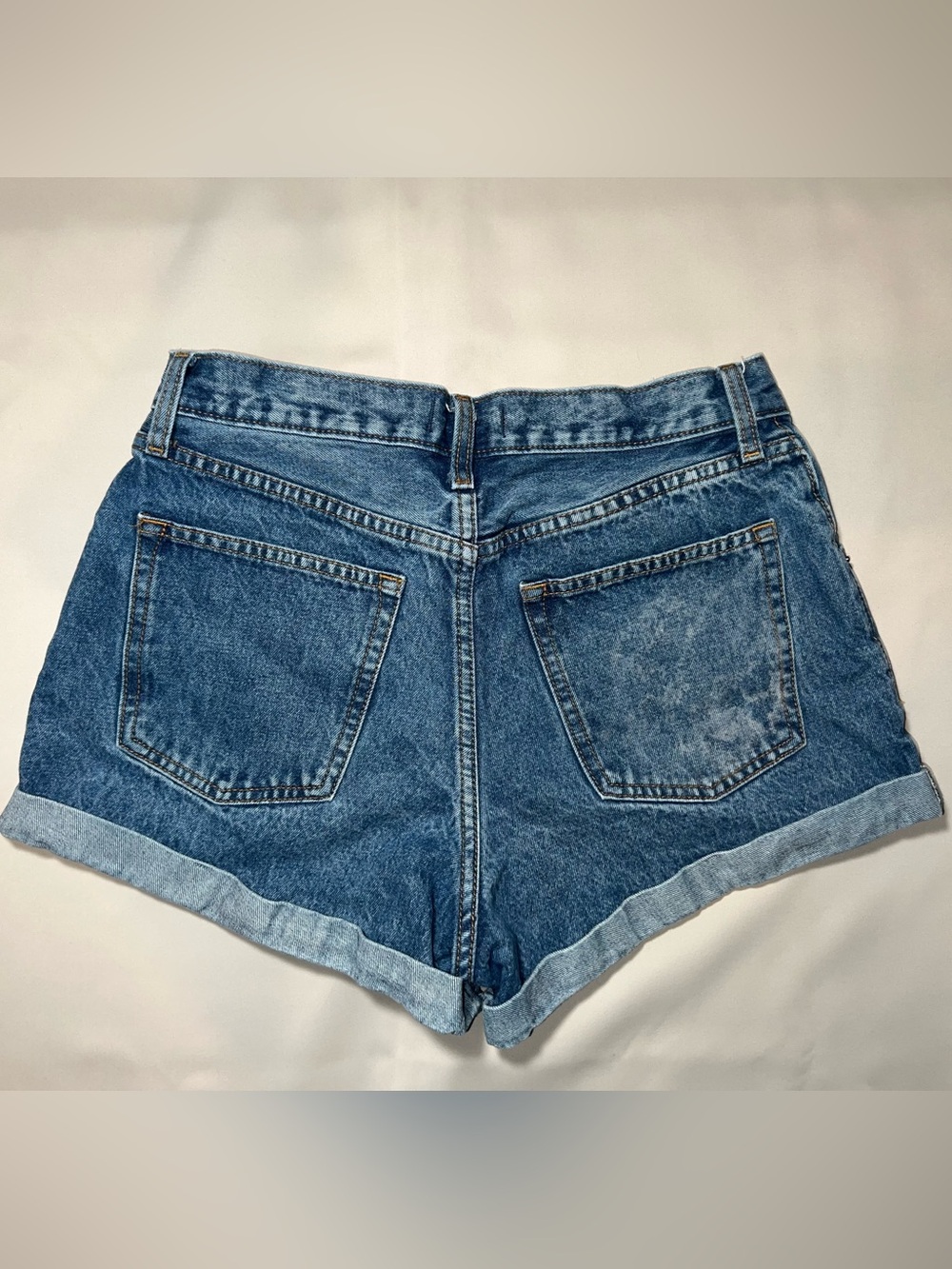 Abercrombie & Fitch Annie High Rise Denim Shorts | Size 27(4) - Picture 5 of 6